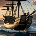Home 19 하와이 무라카미 해적사건 - A detailed scene depicting a mysterious 17th-century maritime group known as the Murakami, portrayed...